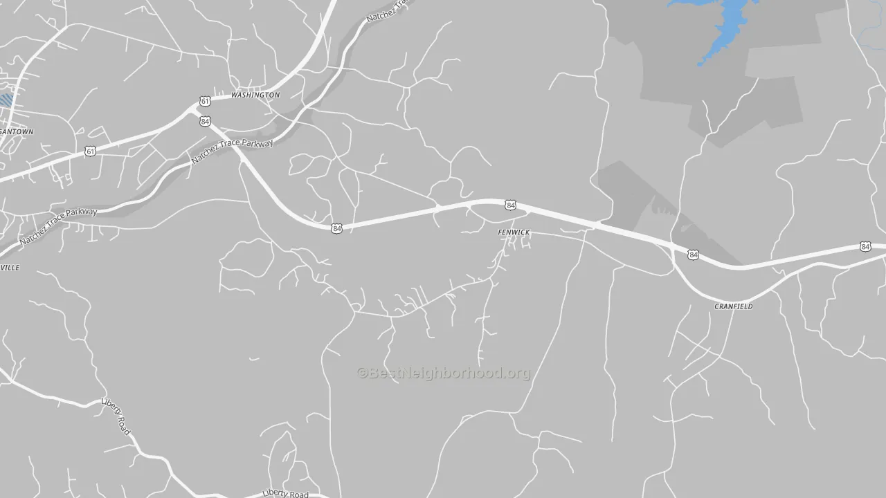 Transit Grade map of Fenwick, MS