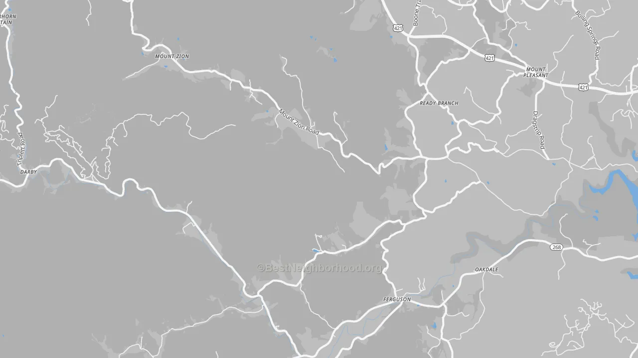 Transit Grade map of Ferguson, NC
