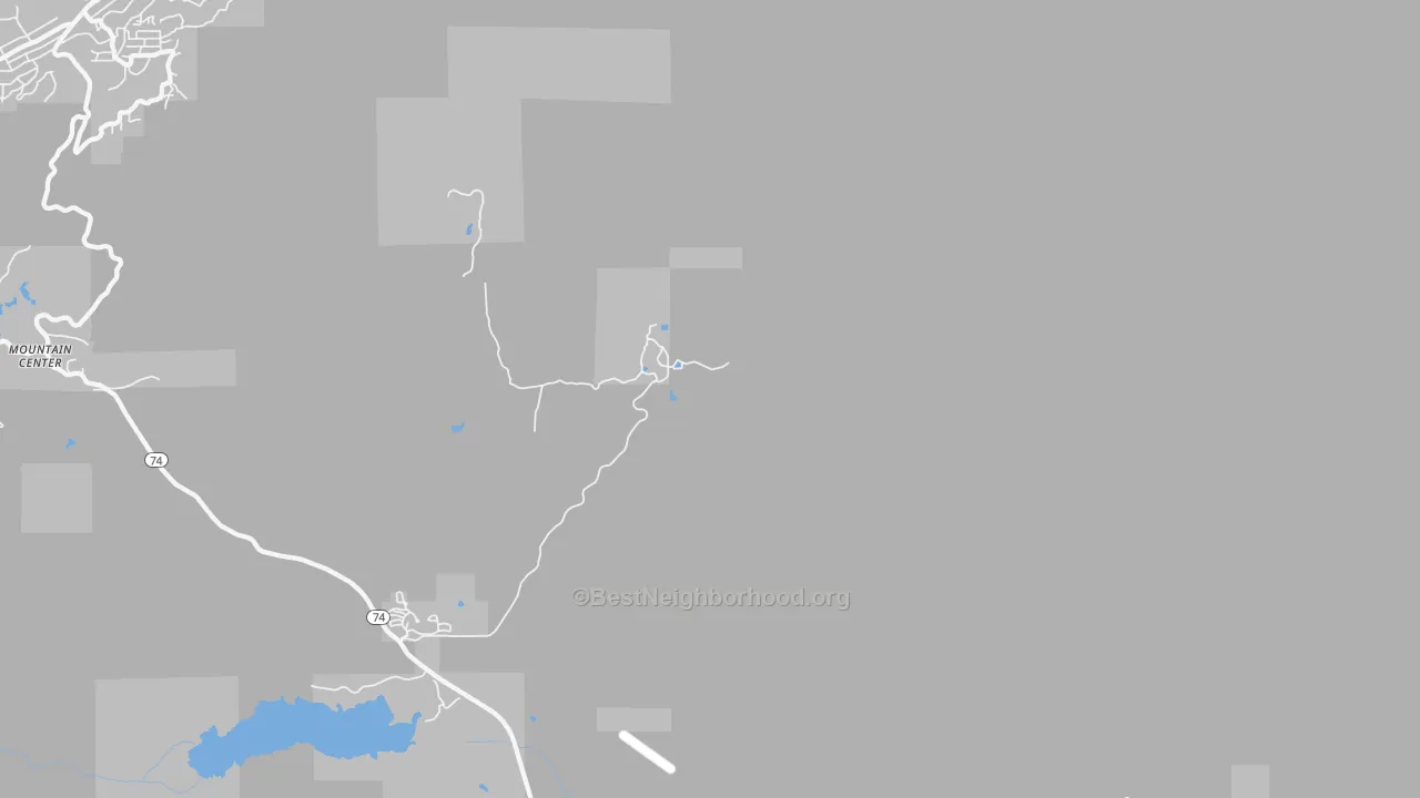Transit Grade map of Fern Valley, CA