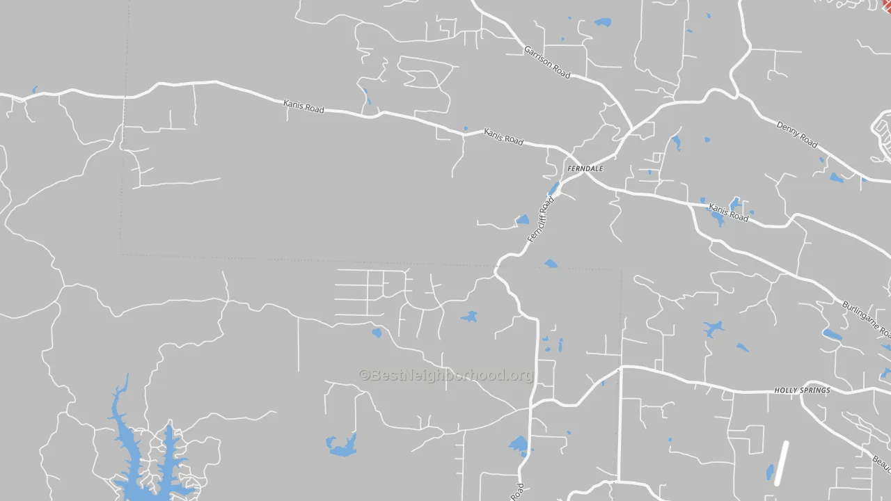 Transit Grade map of Ferndale, AR