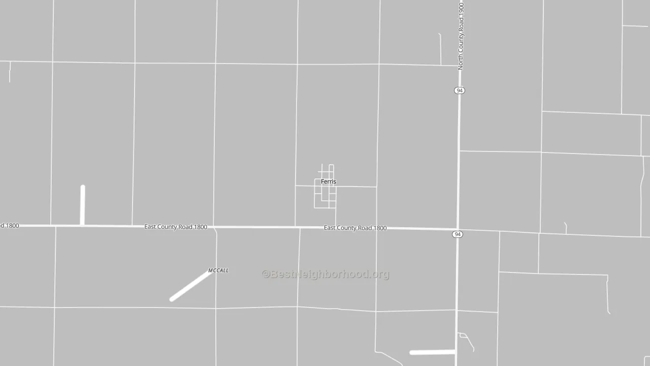 Transit Grade map of Ferris, IL