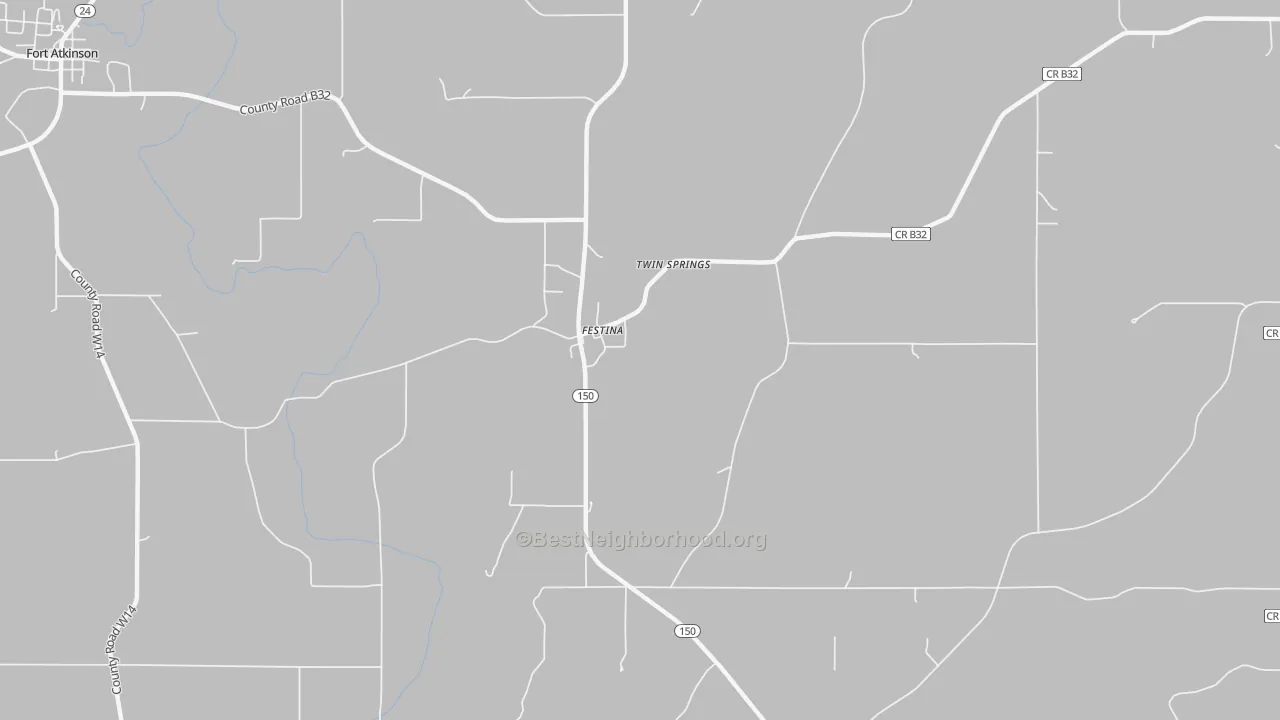 Transit Grade map of Festina, IA