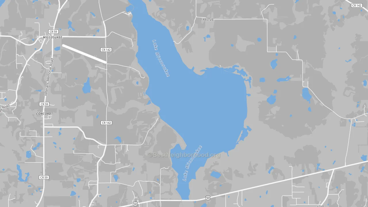 Transit Grade map of Festus, FL