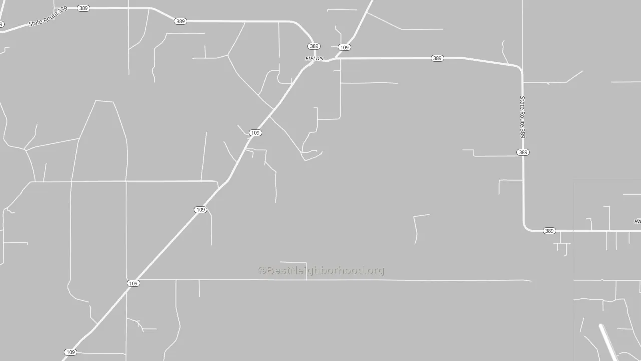 Transit Grade map of Fields, LA