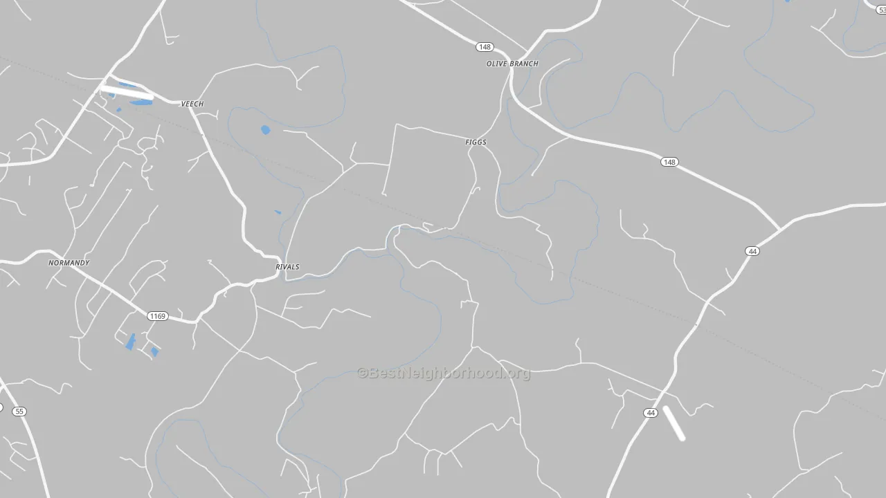 Transit Grade map of Figg, KY