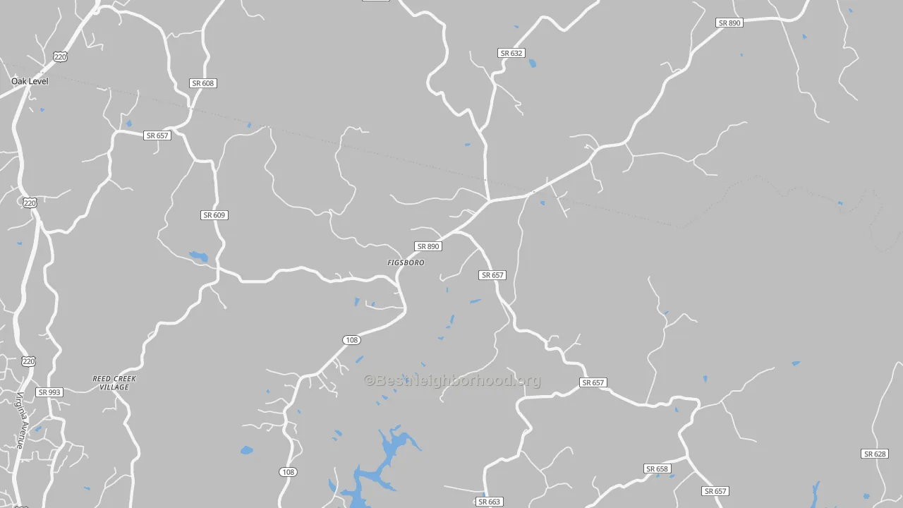 Transit Grade map of Figsboro, VA