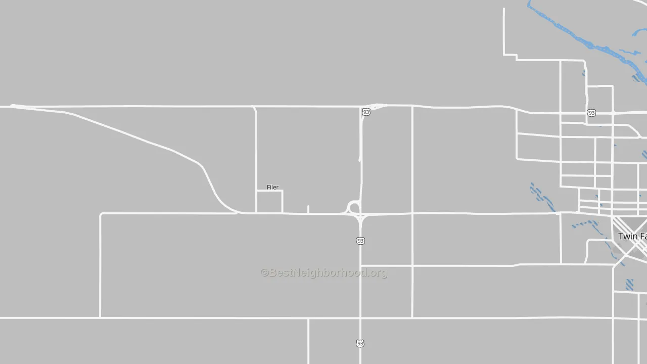 Transit Grade map of Filer, ID