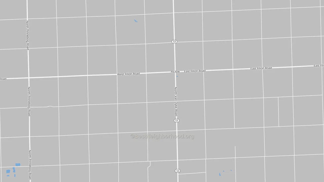 Transit Grade map of Filion, MI