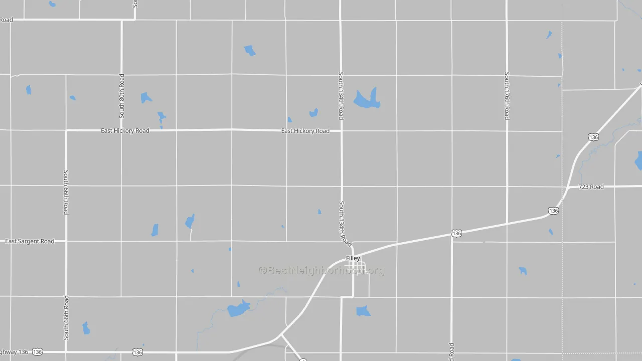 Transit Grade map of Filley, NE