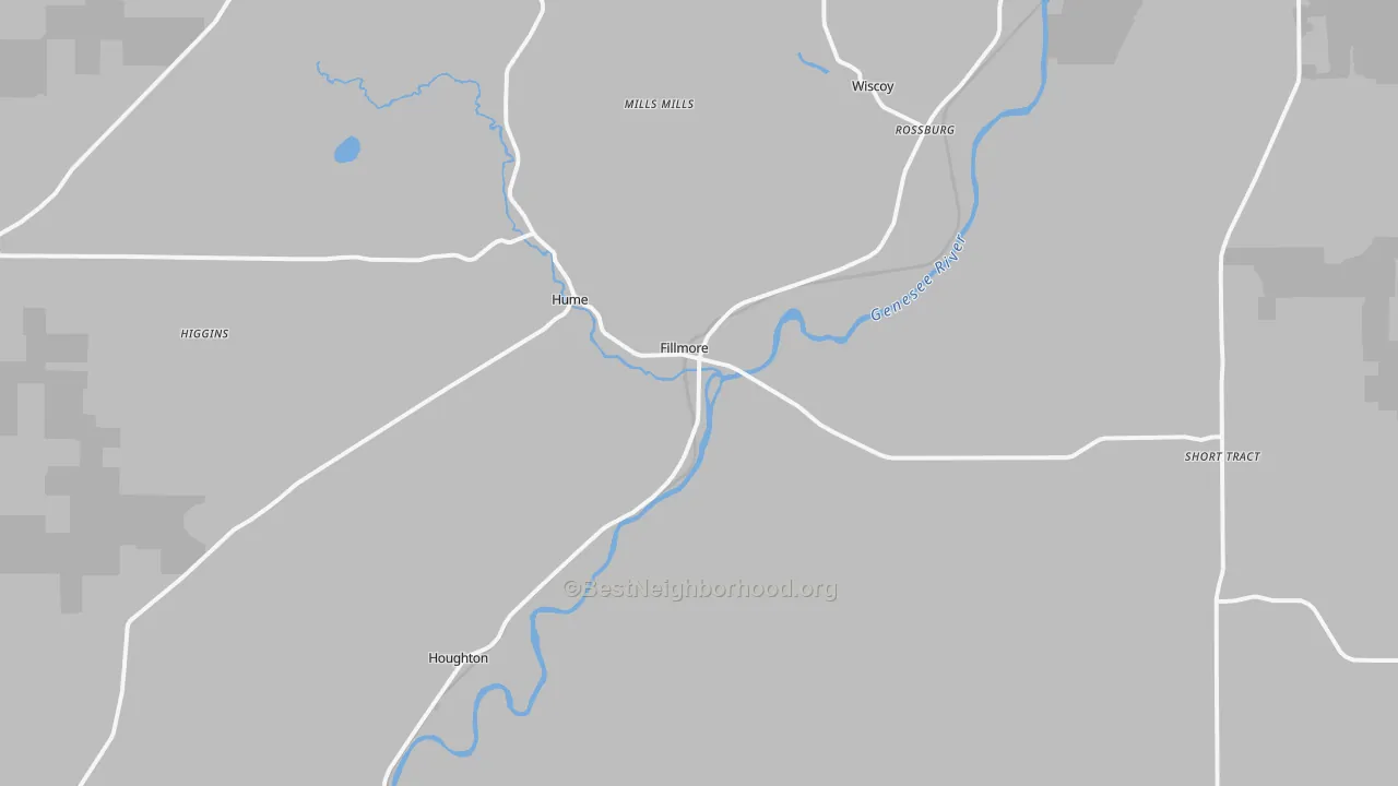 Transit Grade map of Fillmore, NY