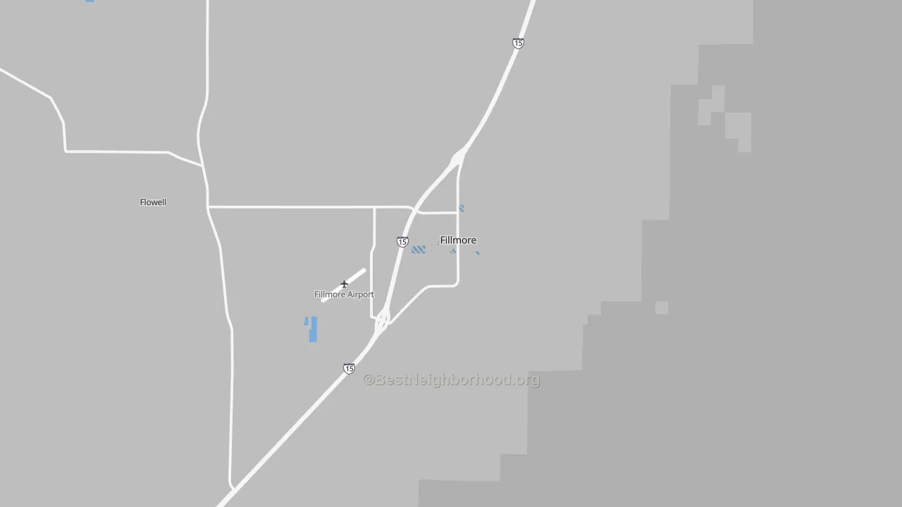 Transit Grade map of Fillmore, UT