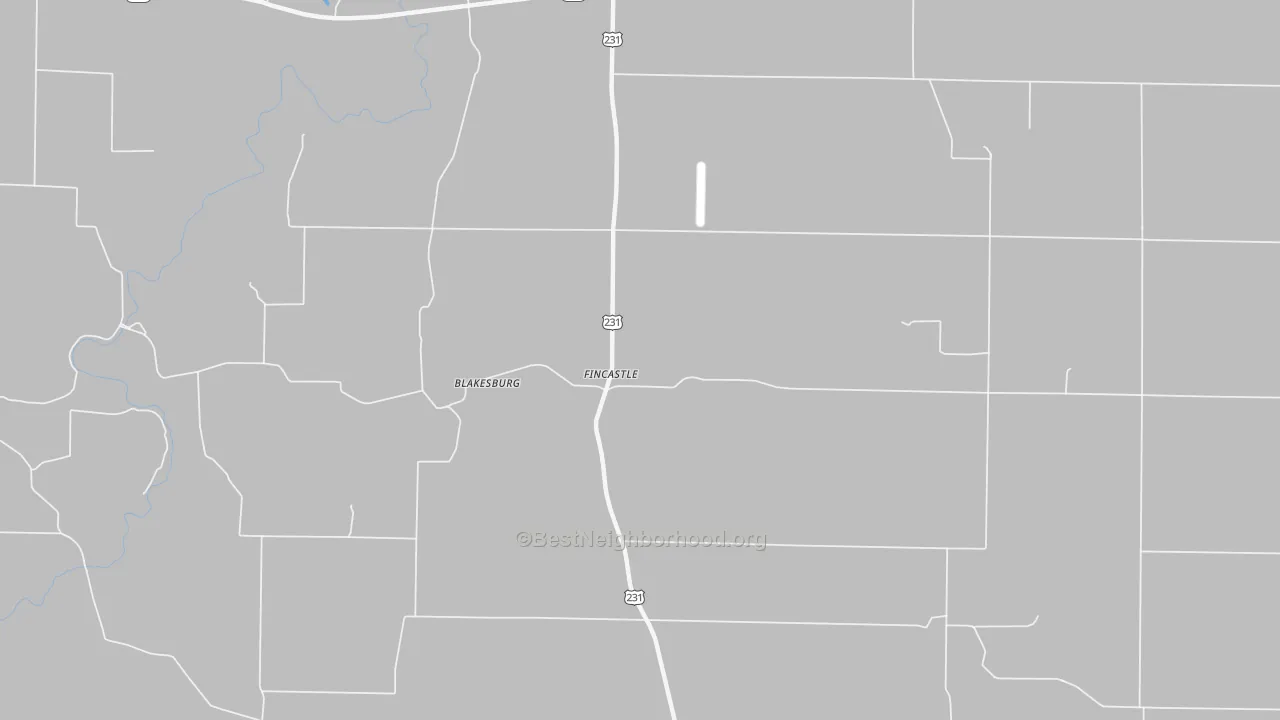Transit Grade map of Fincastle, IN