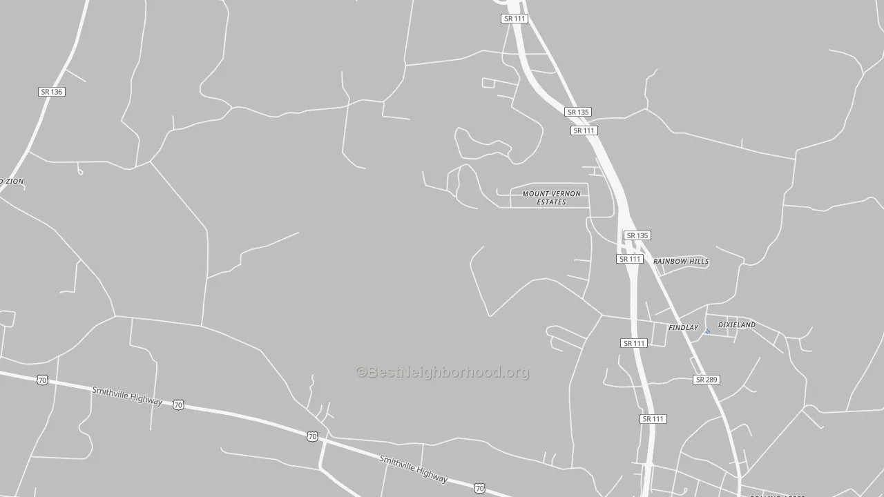Transit Grade map of Findlay, TN