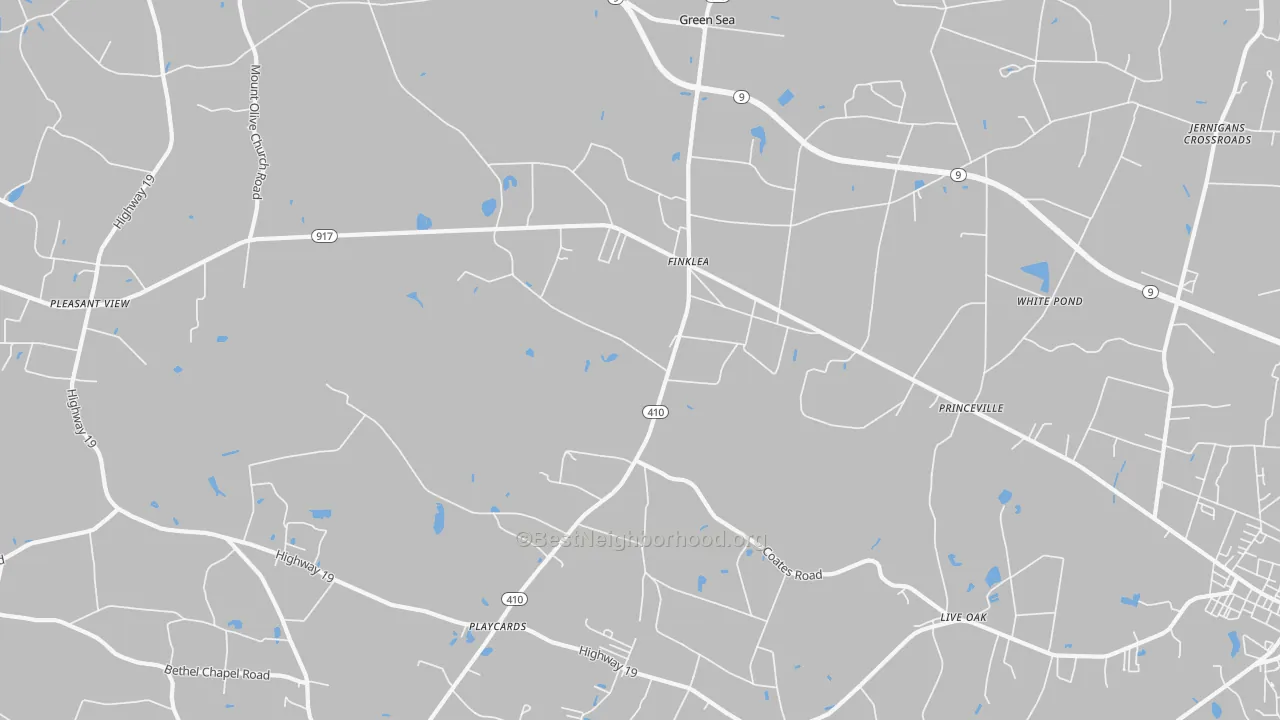 Transit Grade map of Finklea, SC