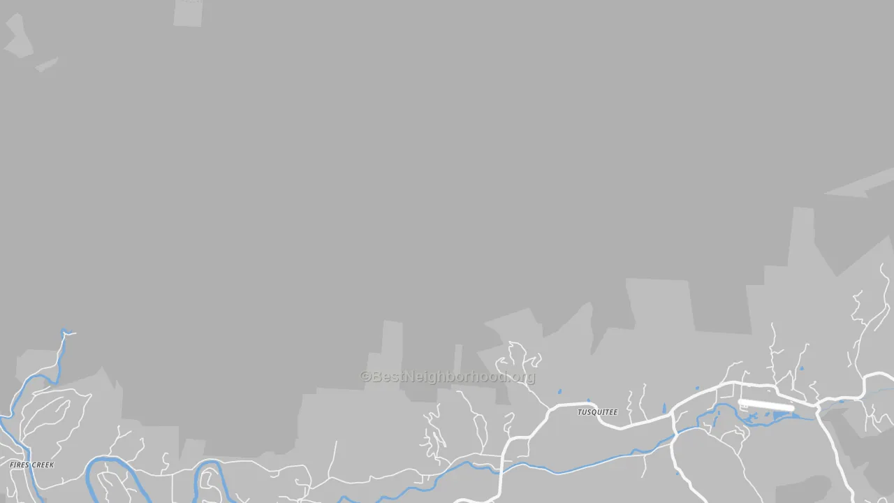 Transit Grade map of Fires Creek, NC