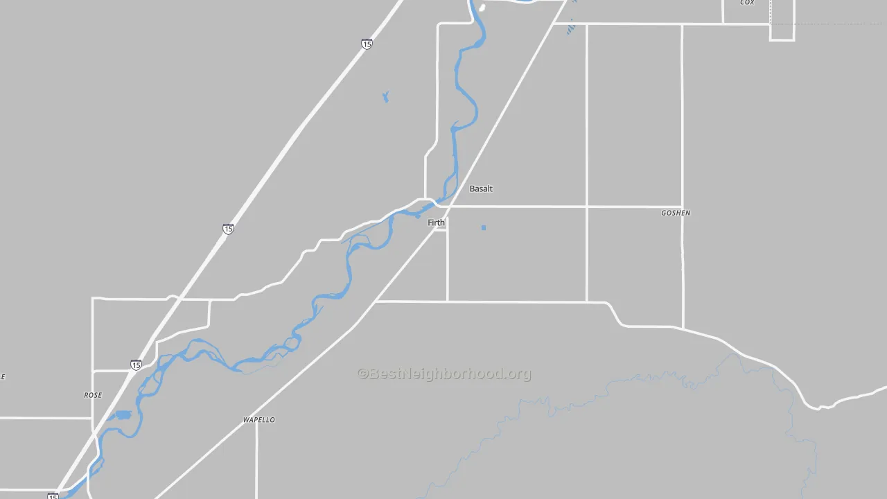 Transit Grade map of Firth, ID