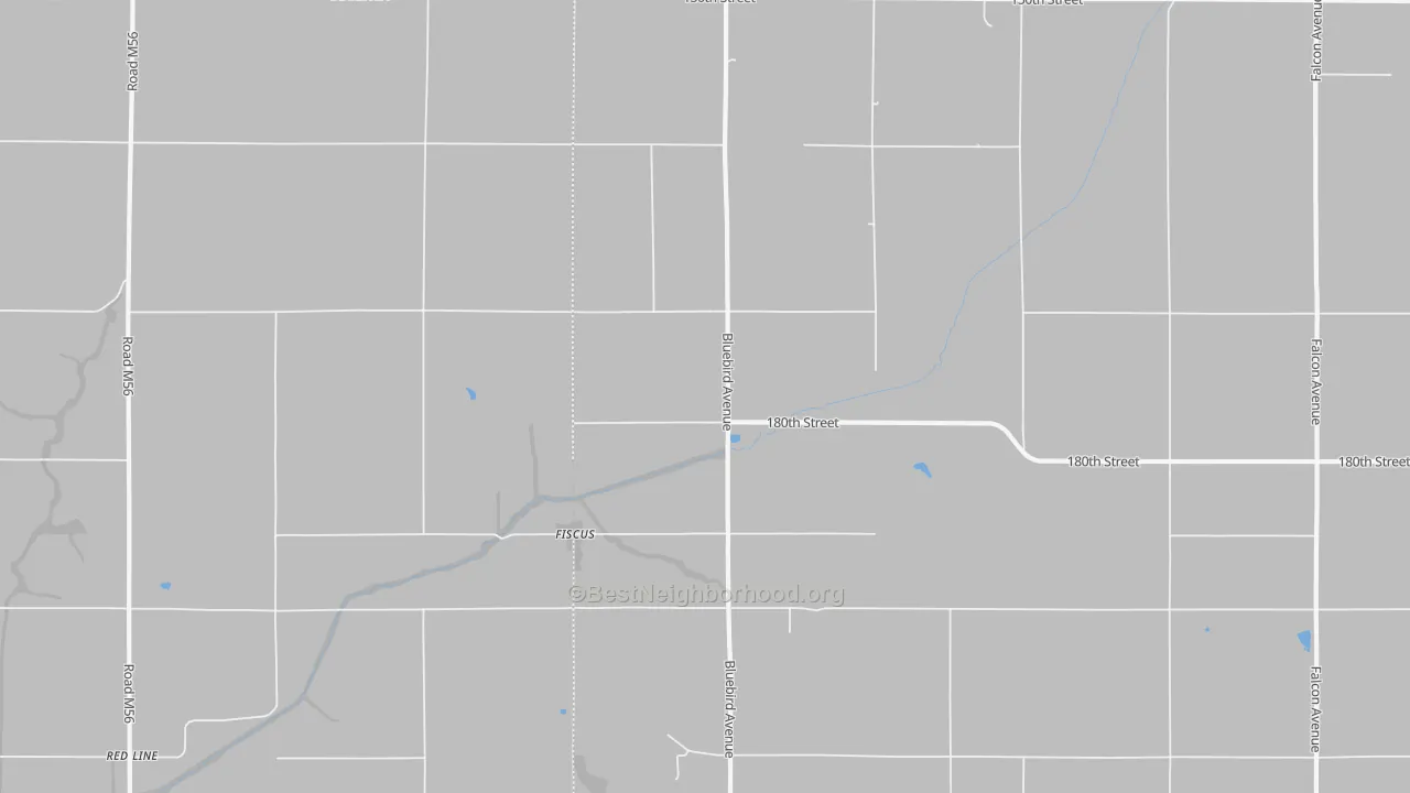 Transit Grade map of Fiscus, IA