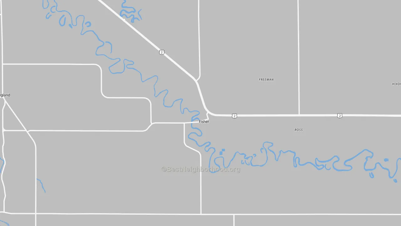 Transit Grade map of Fisher, MN