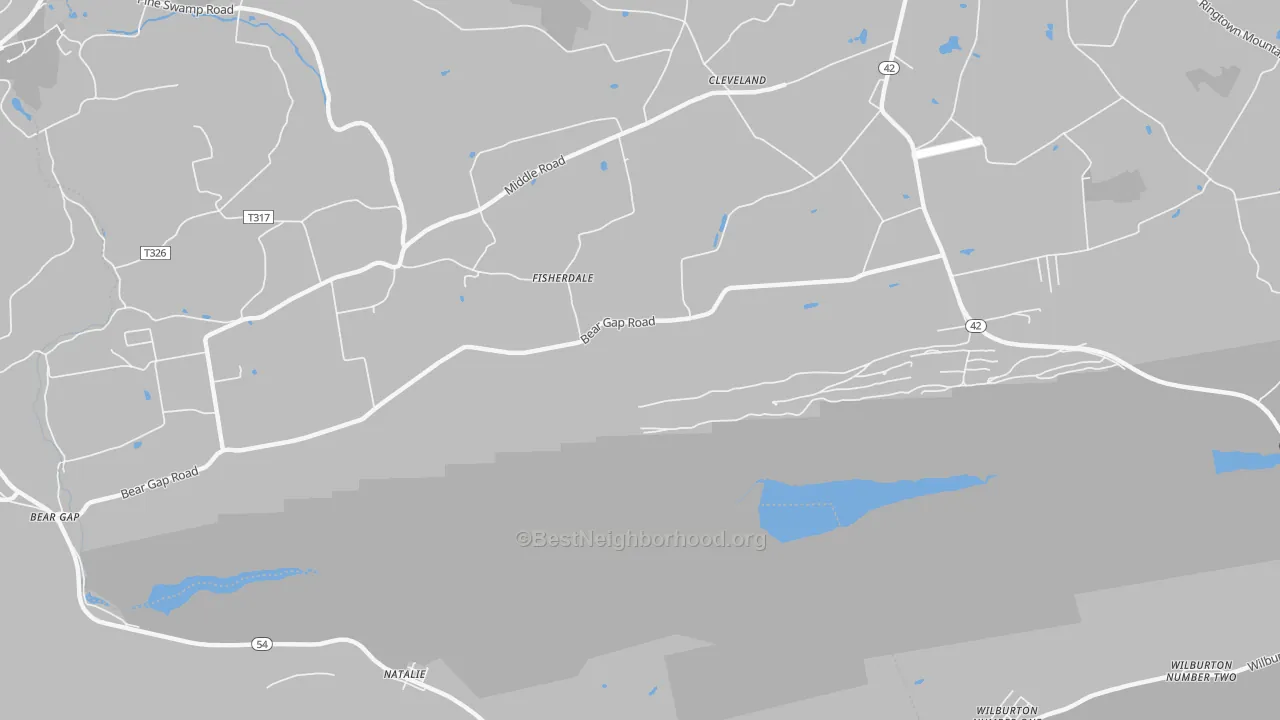 Transit Grade map of Fisherdale, PA
