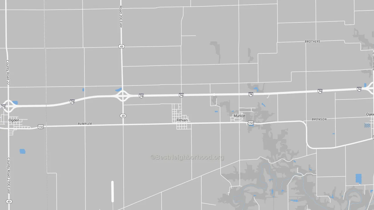 Transit Grade map of Fithian, IL