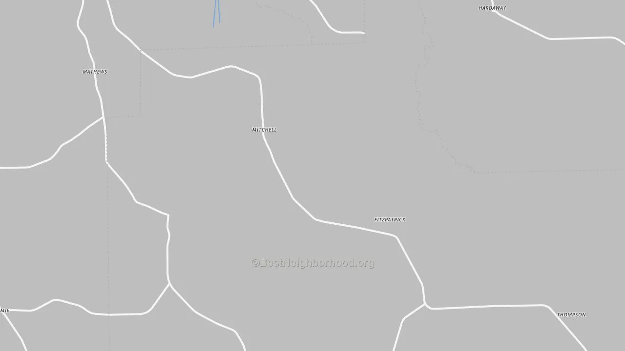 Transit Grade map of Fitzpatrick, AL