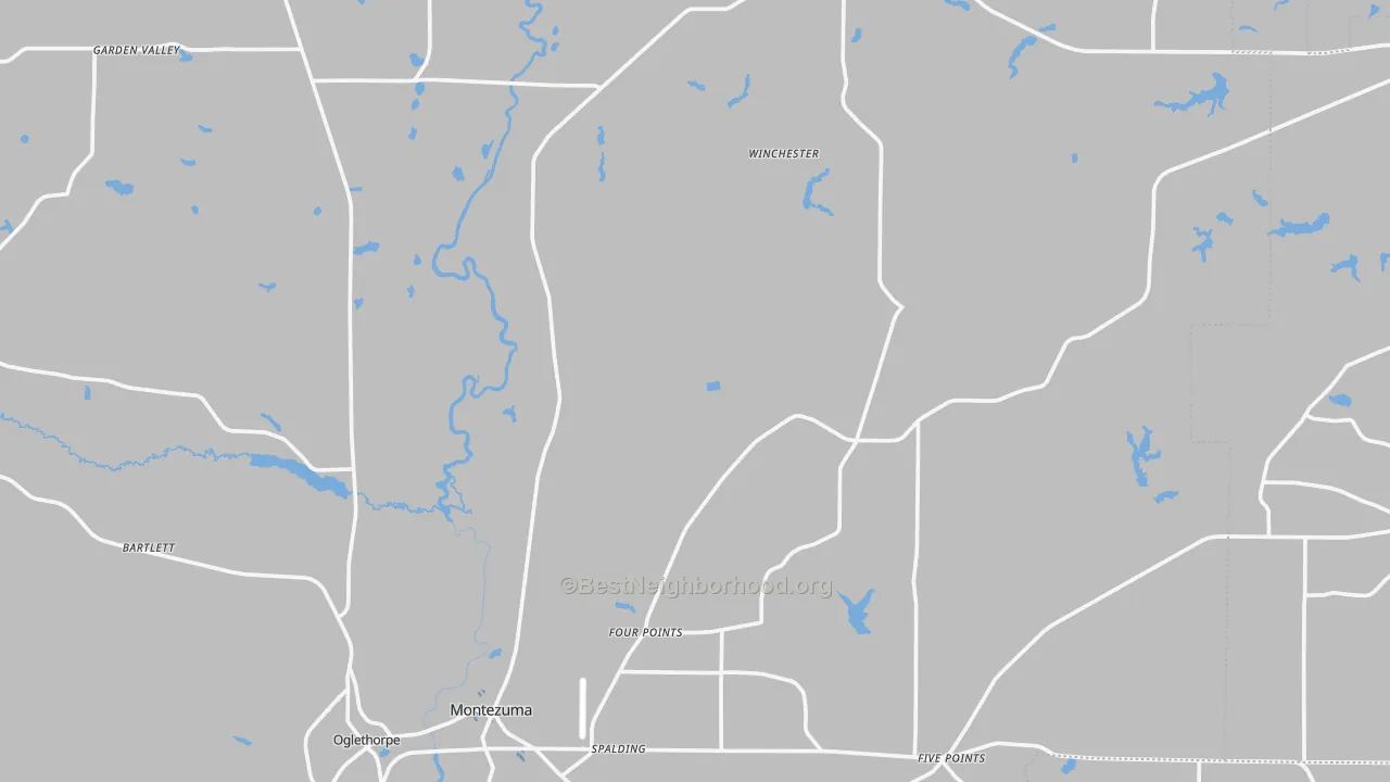 Transit Grade map of Five Points, GA