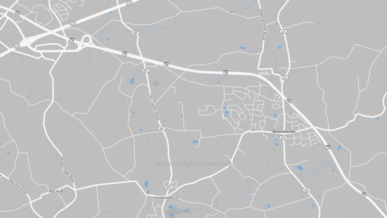 Transit Grade map of Fivepointville, PA