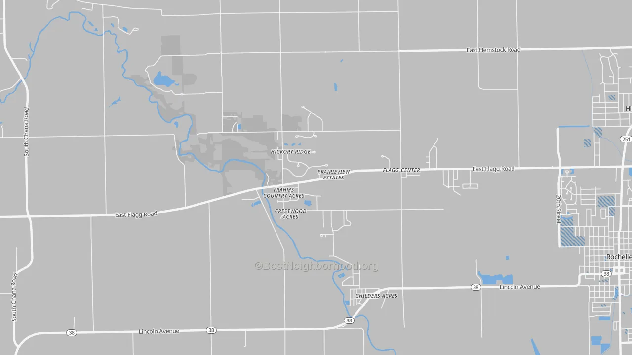 Transit Grade map of Flagg Center, IL