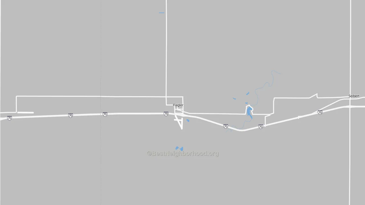 Transit Grade map of Flagler, CO