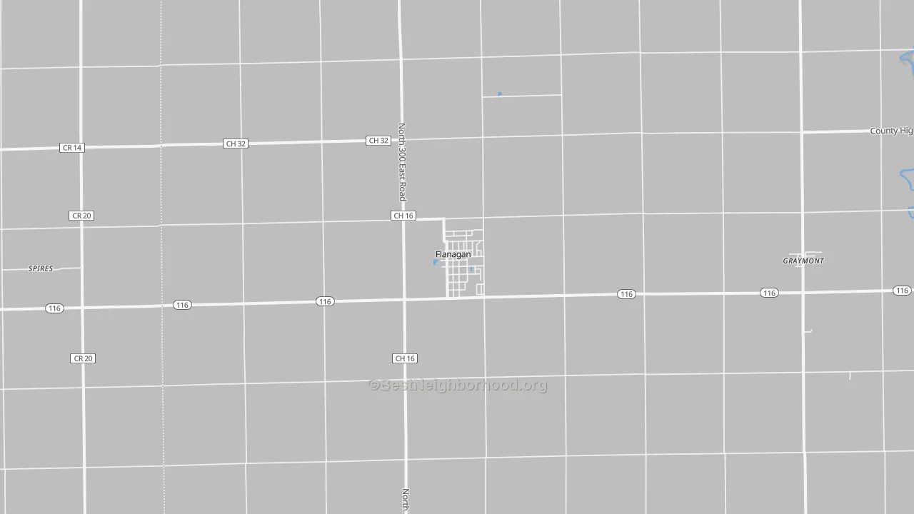 Transit Grade map of Flanagan, IL