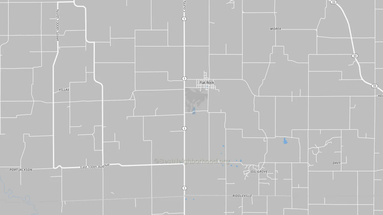 Transit Grade map of Flat Rock, IL