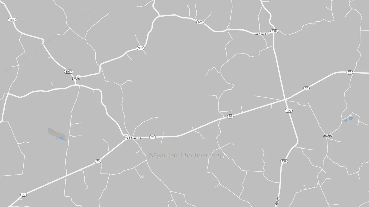 Transit Grade map of Flat Rock, KY