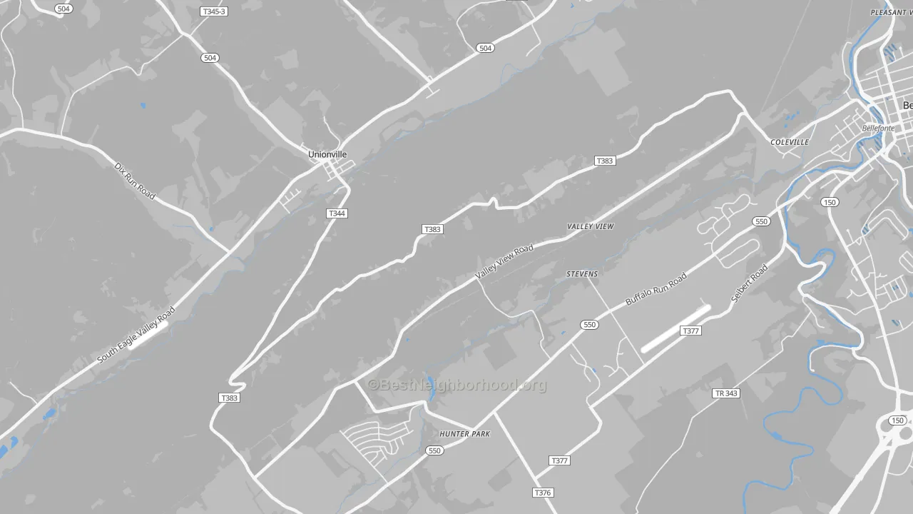 Transit Grade map of Fleming, PA