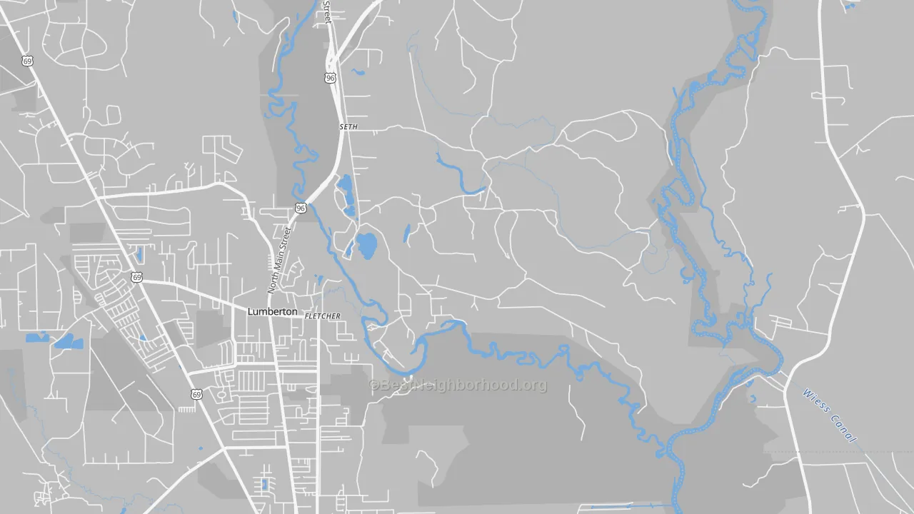 Transit Grade map of Fletcher, TX