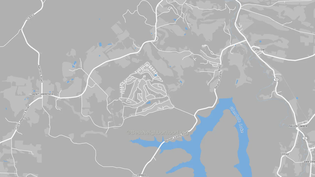 Transit Grade map of Flinton, PA