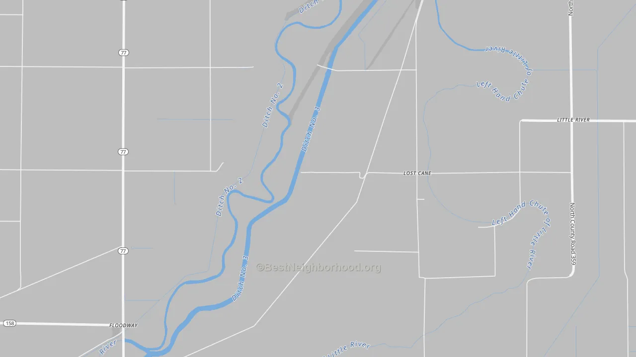 Transit Grade map of Floodway, AR