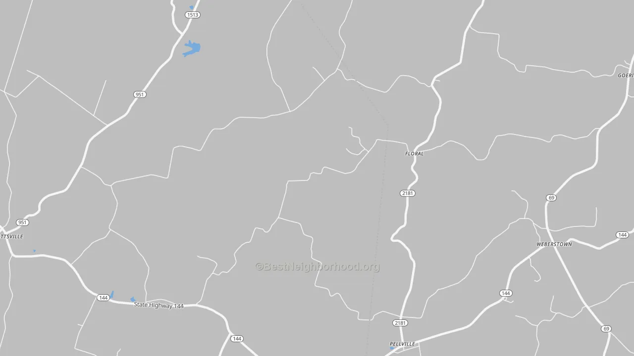 Transit Grade map of Floral, KY