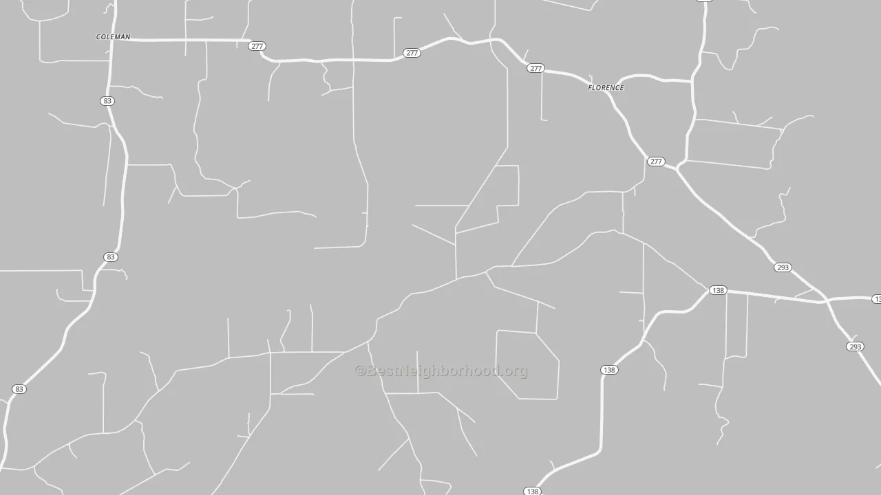 Transit Grade map of Florence, AR