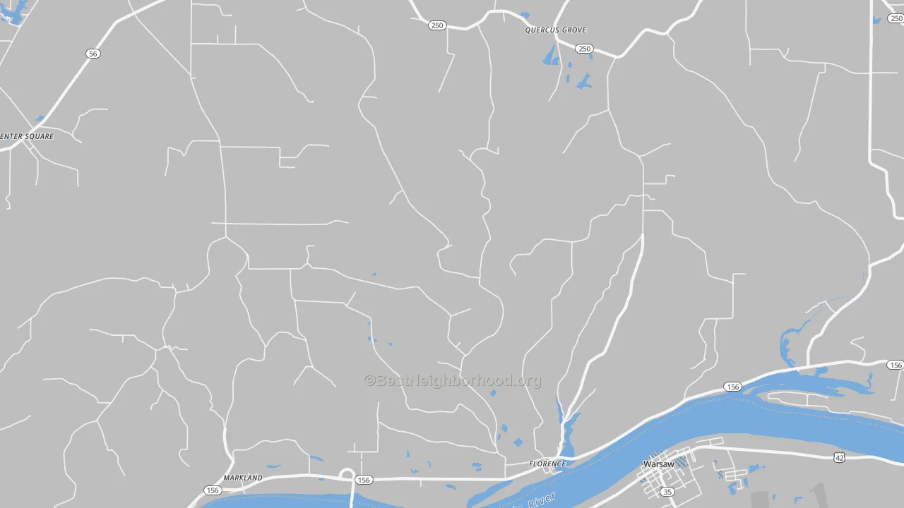 Transit Grade map of Florence, IN