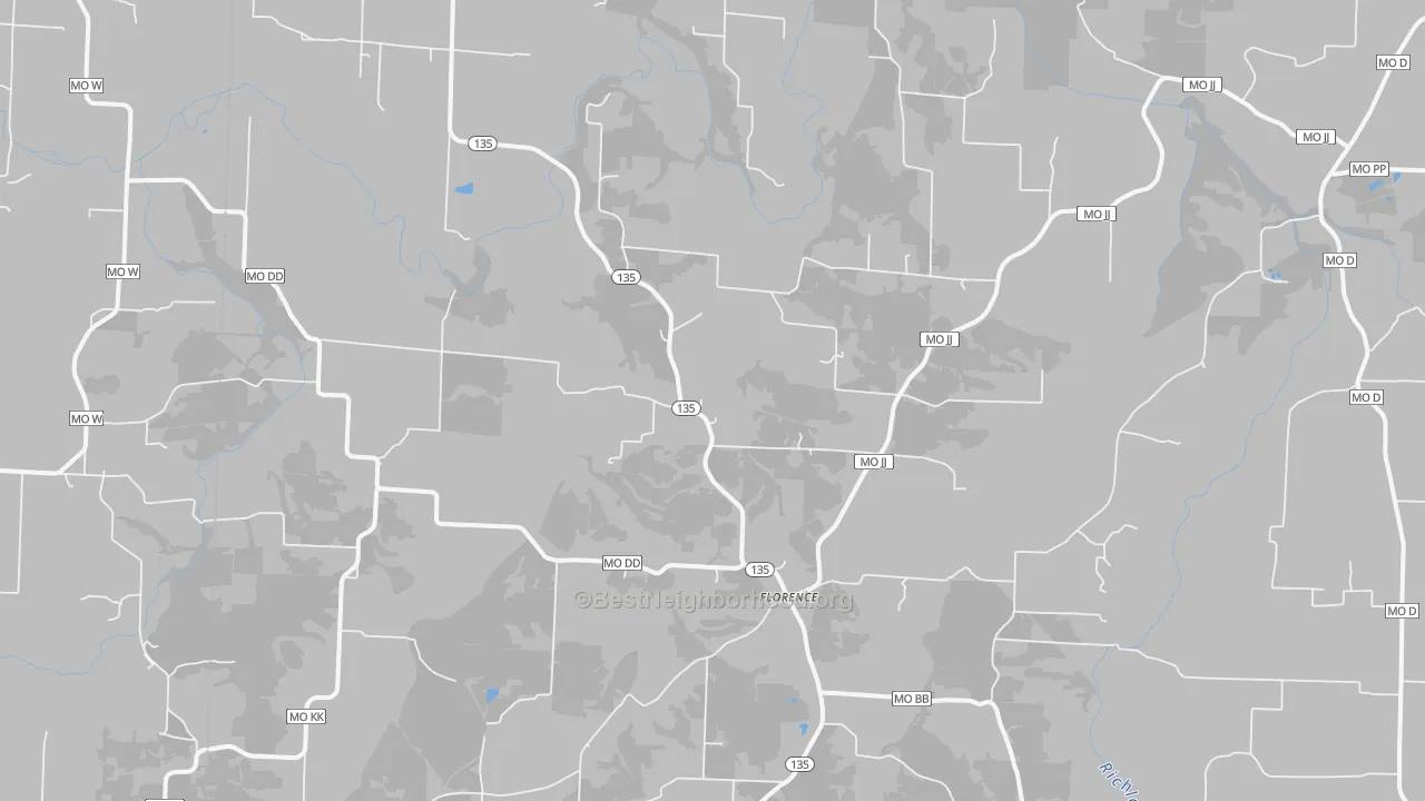Transit Grade map of Florence, MO
