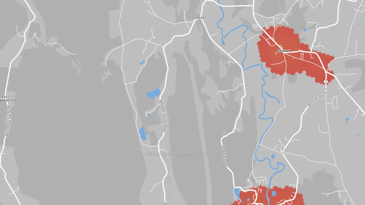Transit Grade map of Florence, VT