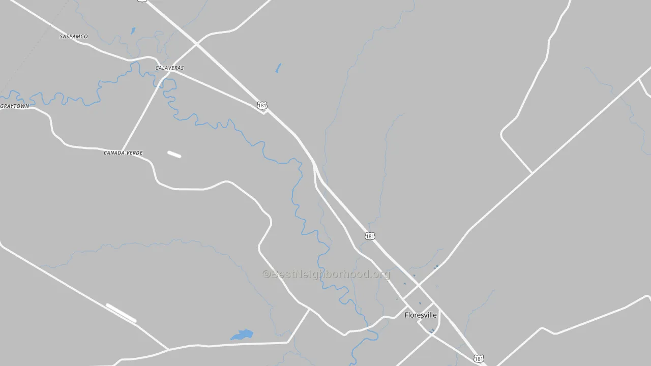 Transit Grade map of Floresville, TX