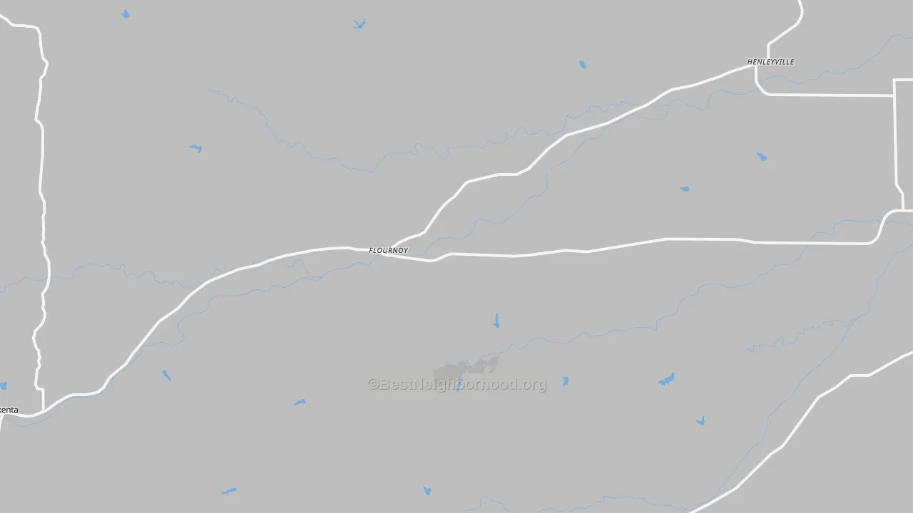 Transit Grade map of Flournoy, CA