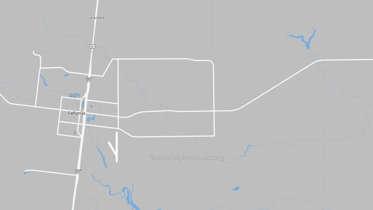 Transit Grade map of Flowella, TX