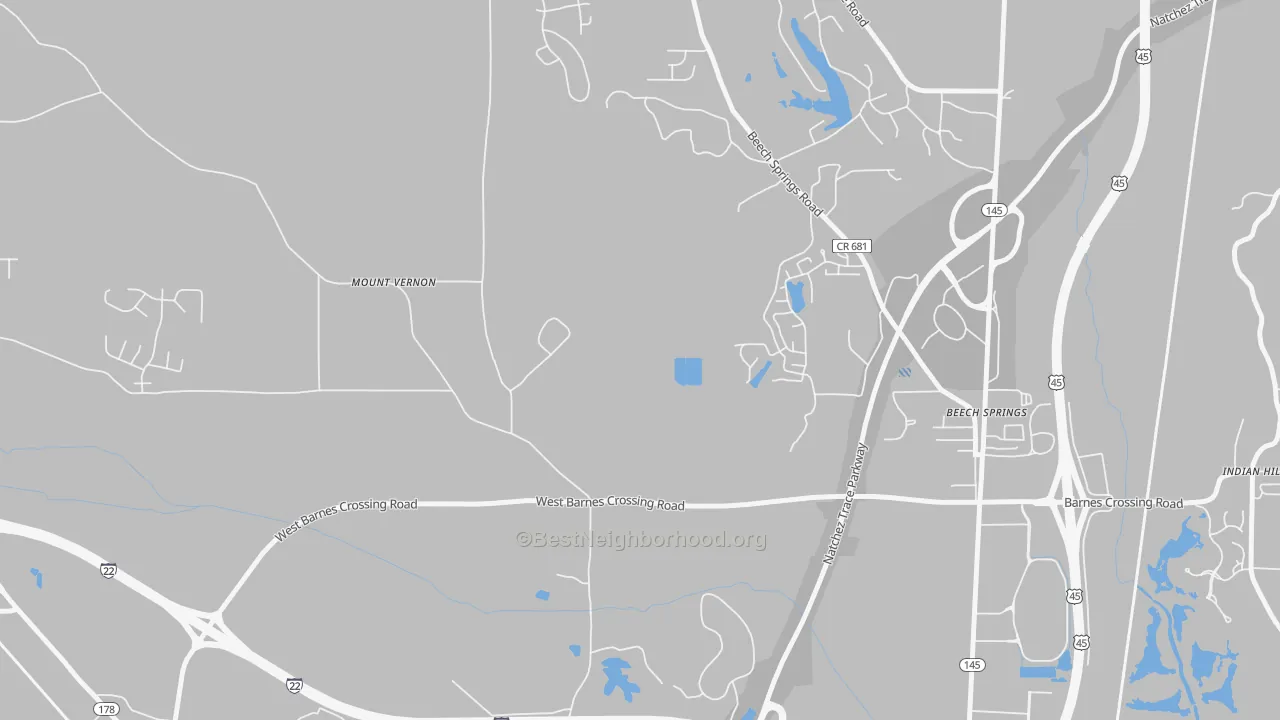Transit Grade map of Flowerdale, MS
