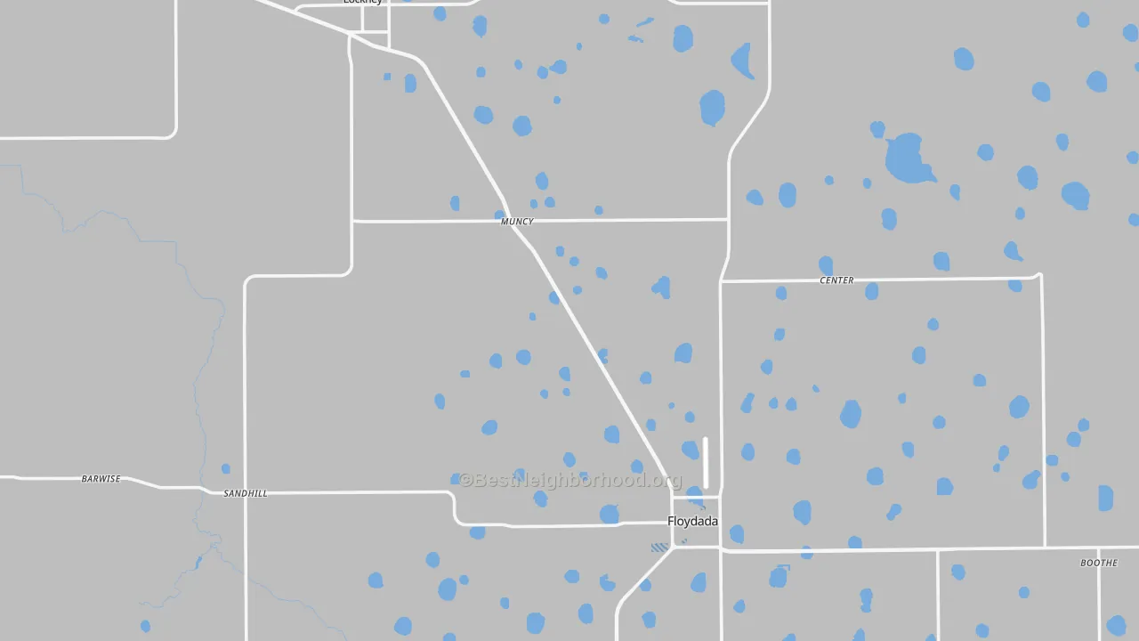 Transit Grade map of Floyd County, TX