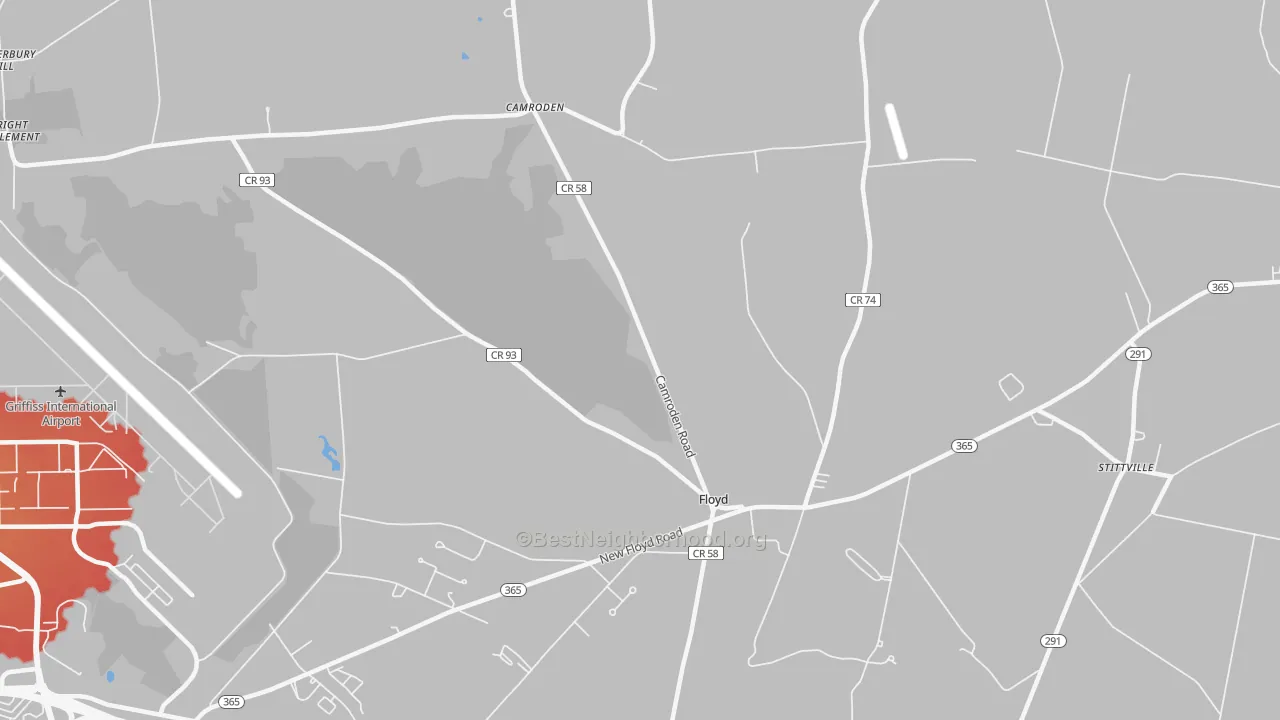 Transit Grade map of Floyd, NY