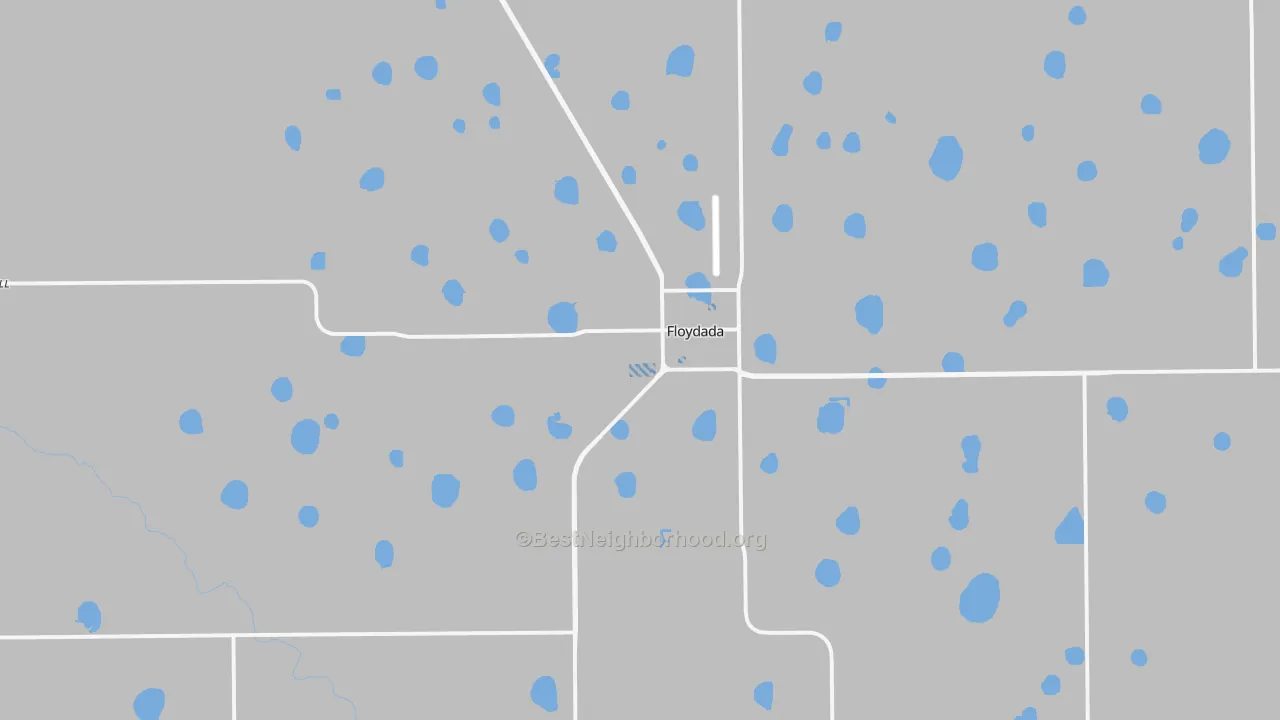 Transit Grade map of Floydada, TX