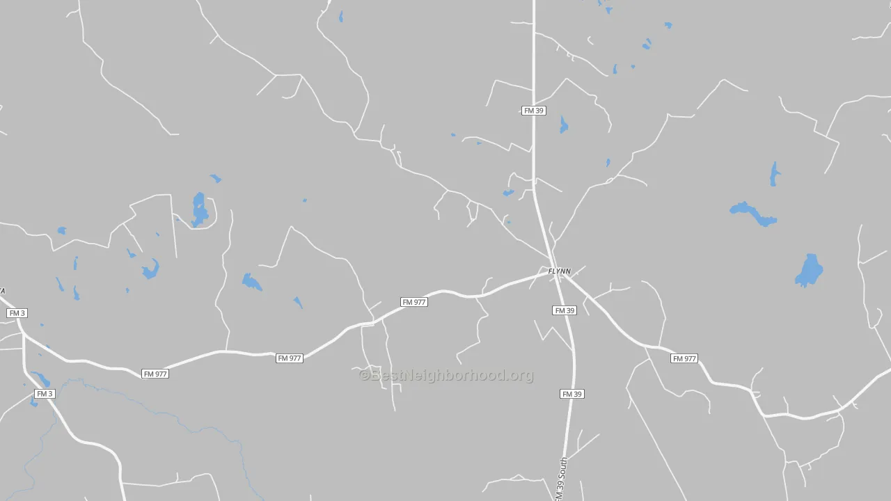 Transit Grade map of Flynn, TX