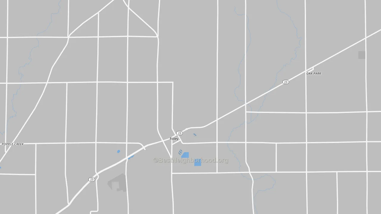 Transit Grade map of Foley, MN